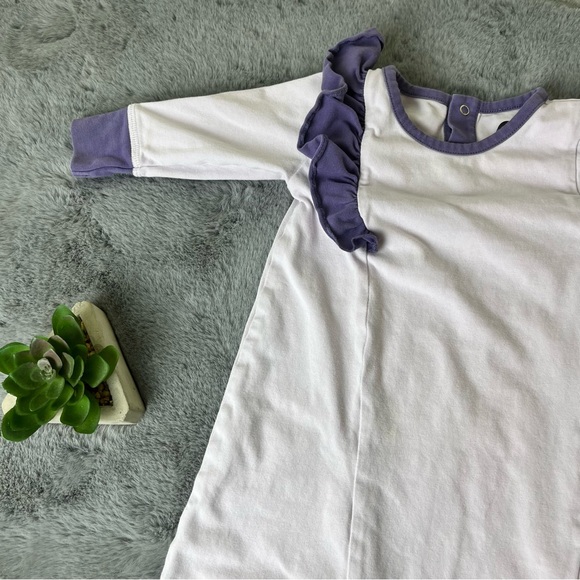 Monica + Andy Purple Baby Ruffle Romper - 6-9M - Picture 5 of 6